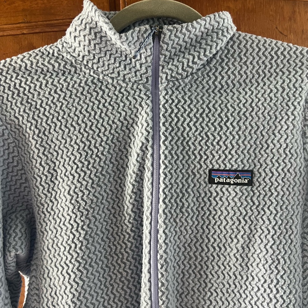 Patagonia Women’s R1 purple  Zip-Up Fleece Jacket